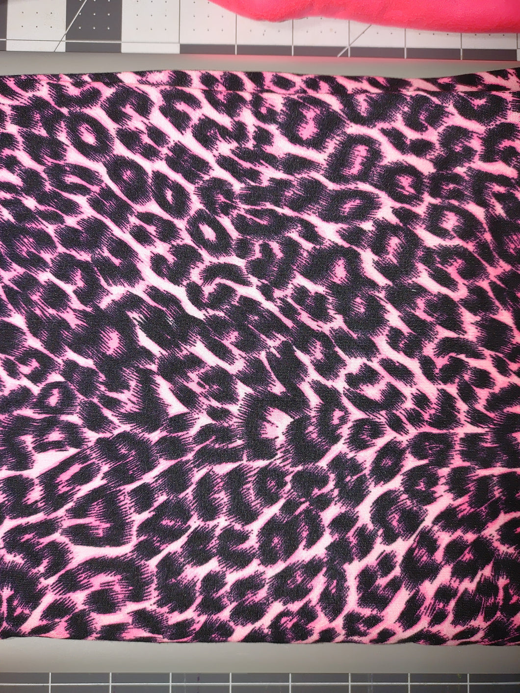 Neon pink leopard
